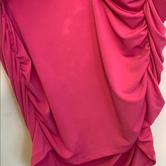 LEITH Nordstrom Plus Ruched Raspberry BodyCon 1X - Picture 8 of 12